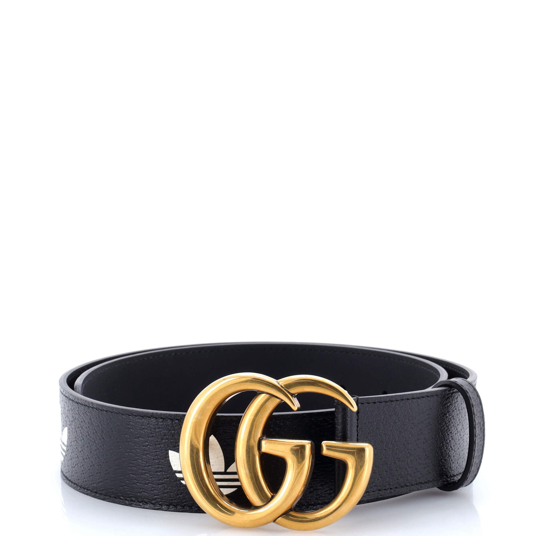 Gucci X Adidas Gg Marmont Belt Printed Leather